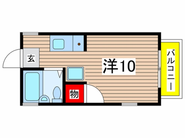 コーポワタナベ 201 도면