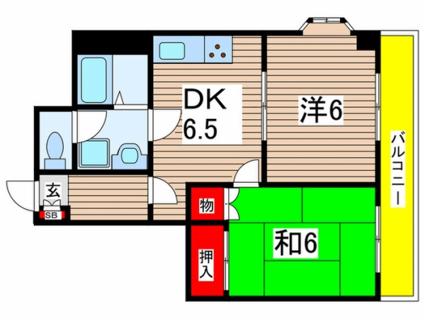 江藤マンション 601 도면
