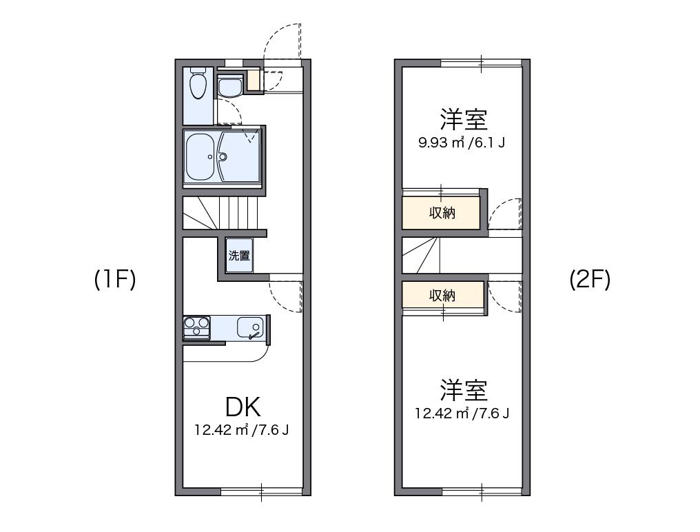 レオパレス東原 111 도면