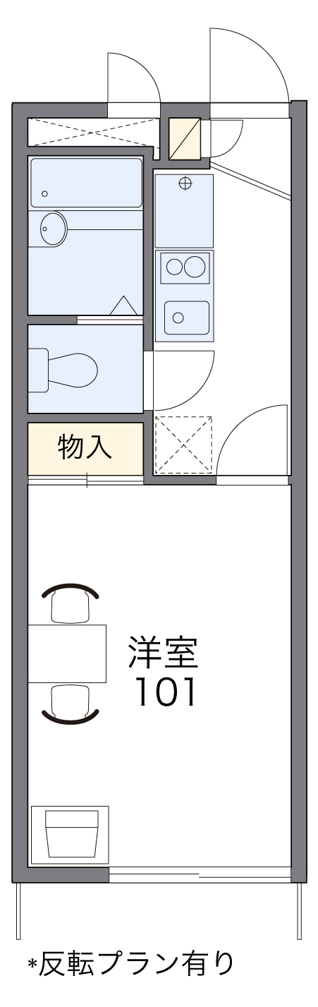 レオパレスコスモ 203 도면
