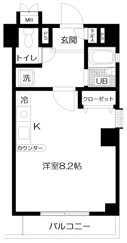 クラウディア錦 弐番館 201 도면