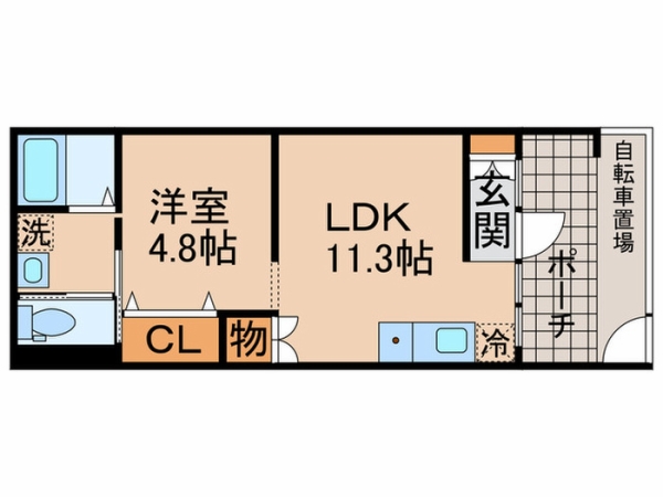 さくら弐番館 105 도면