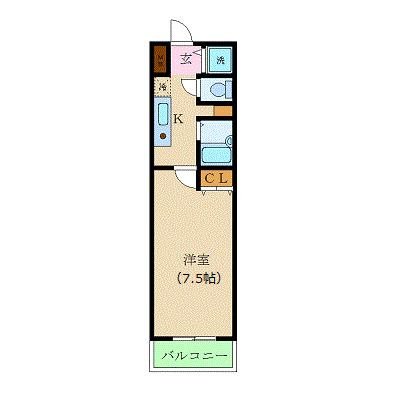 カスタリア新宿 1005 도면