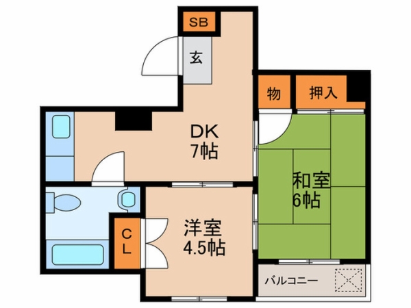ラッキーメゾン高田馬場 202 도면
