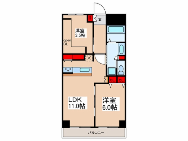 秀和第4東陽町レジデンス(807) 807 도면