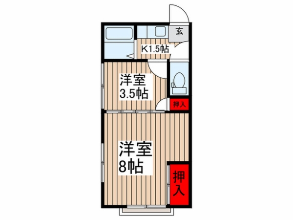 寺山ハイツ 201 도면
