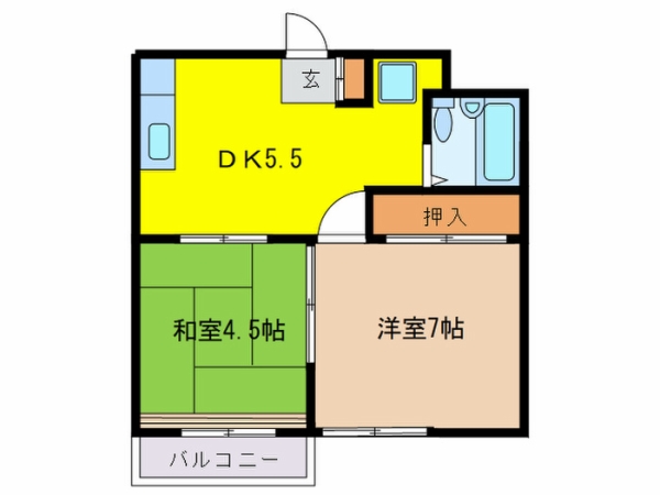 ヴィラ新田 301 도면