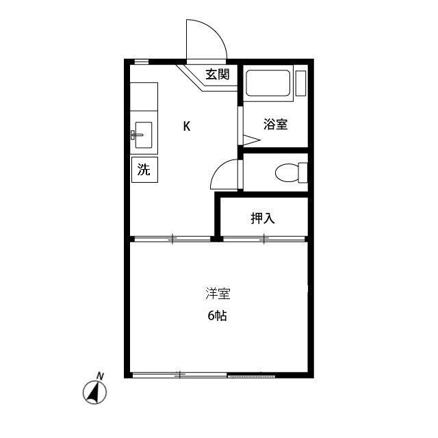 스기나미구 | JR중앙・소부선 오기쿠보역 도보 10분 | 1K | 21.2㎡ | 57.000엔 대표 이미지