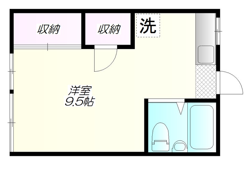도쿄도시부야구 | 게이오 신선 하츠다이역 도보4분 | 3층 1R 21㎡ | 월 87,000엔 도면