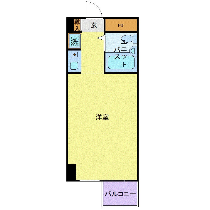 도쿄도가쓰시카구 | 게이세이 본선 오하나차야역 도보9분 | 5층 1R 20.54㎡ | 월 89,000엔 도면