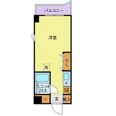 도쿄도이타바시구 | 도에이 미타선 이타바시혼초역 도보5분 | 2층 1R 18㎡ | 월 89,000엔 도면