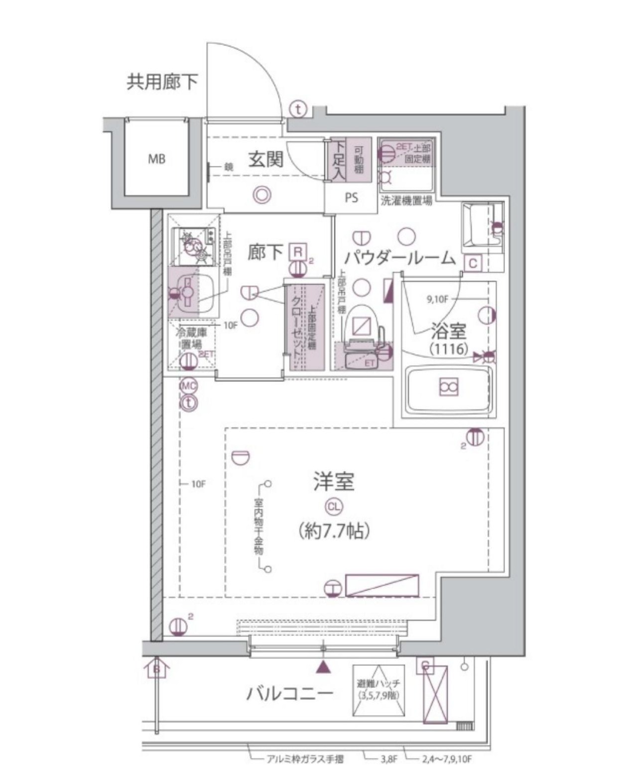 알코바레노 호리키리쇼부엔 302 도면