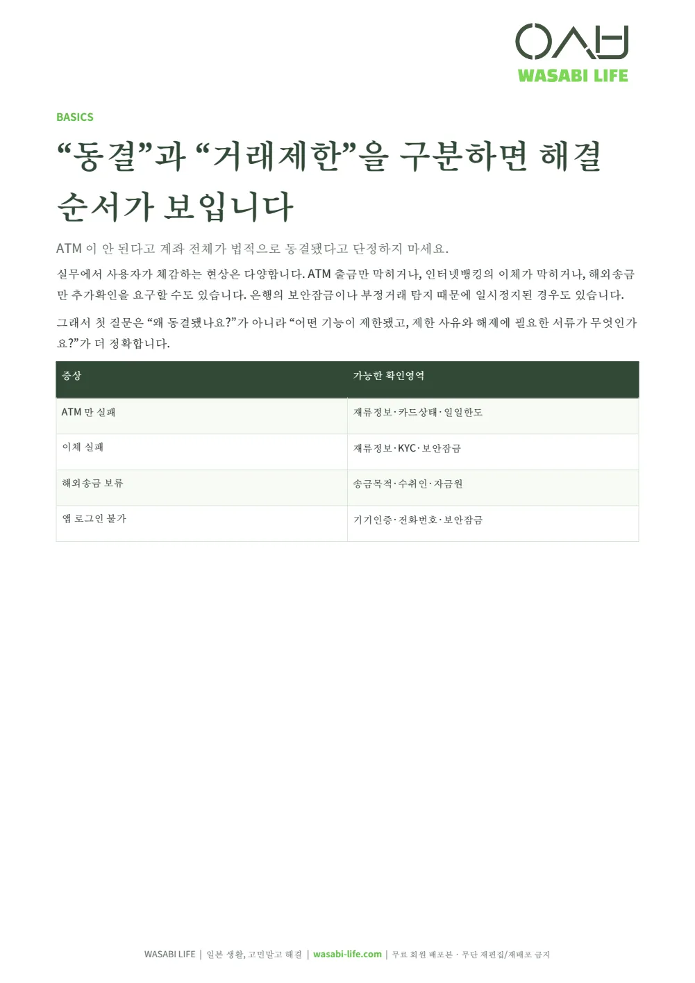 일본 은행계좌 동결·거래제한 방지 2026 3쪽 미리보기