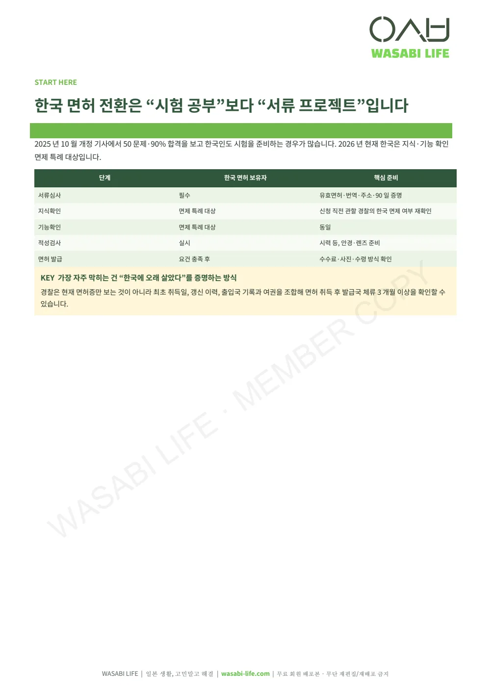 한국 운전면허 → 일본 운전면허 전환 2026 3쪽 미리보기