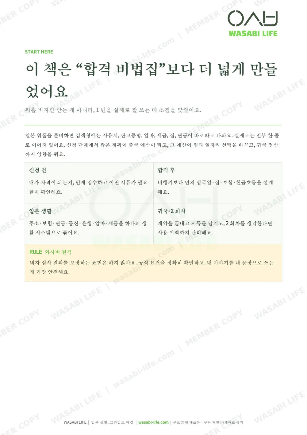 일본 워킹홀리데이 완전정복 2026 2쪽 미리보기