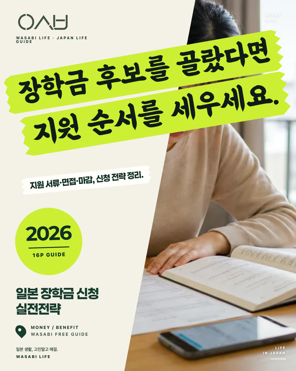 일본 장학금 신청 실전전략 2026 썸네일