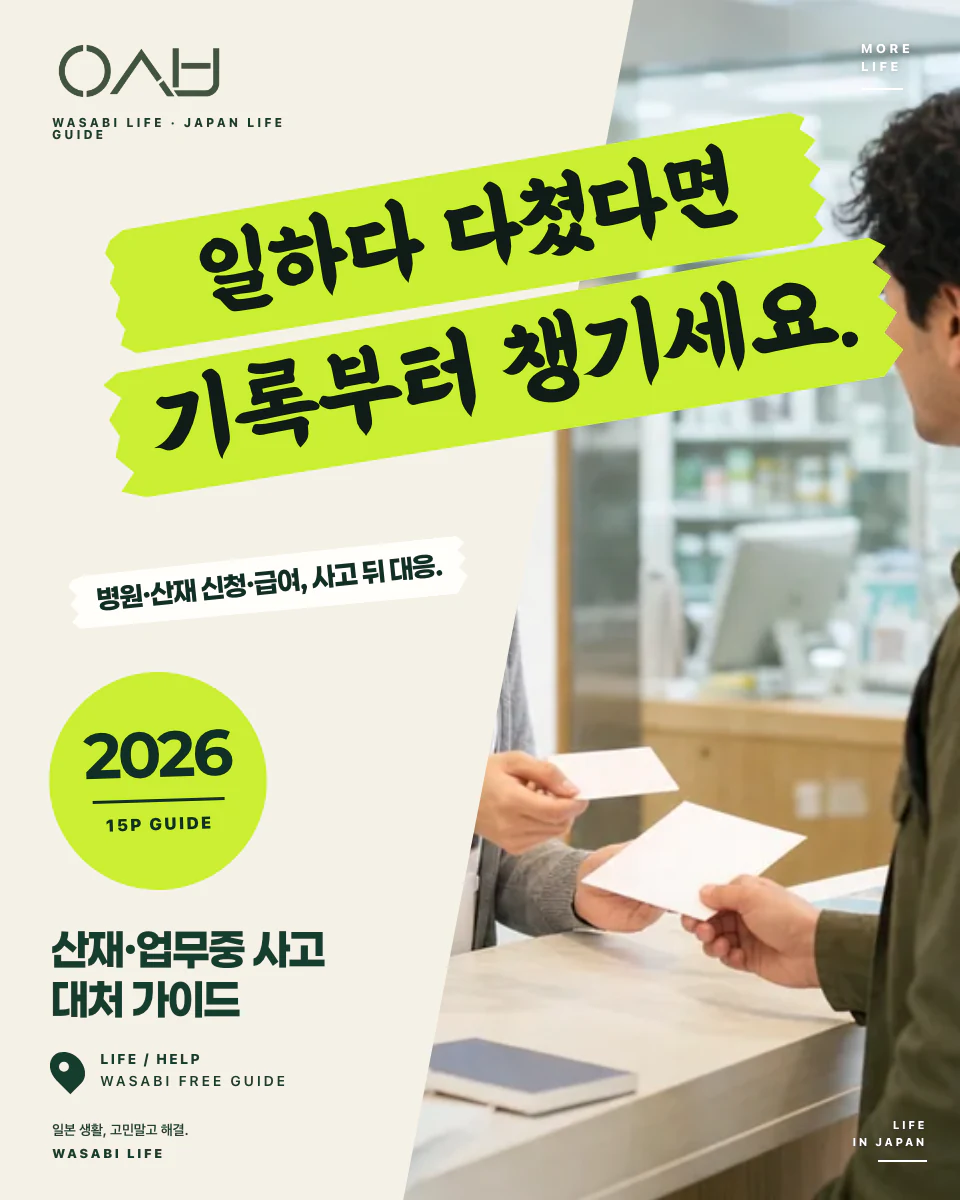일본 산재·업무중 사고 대처 가이드 2026 썸네일